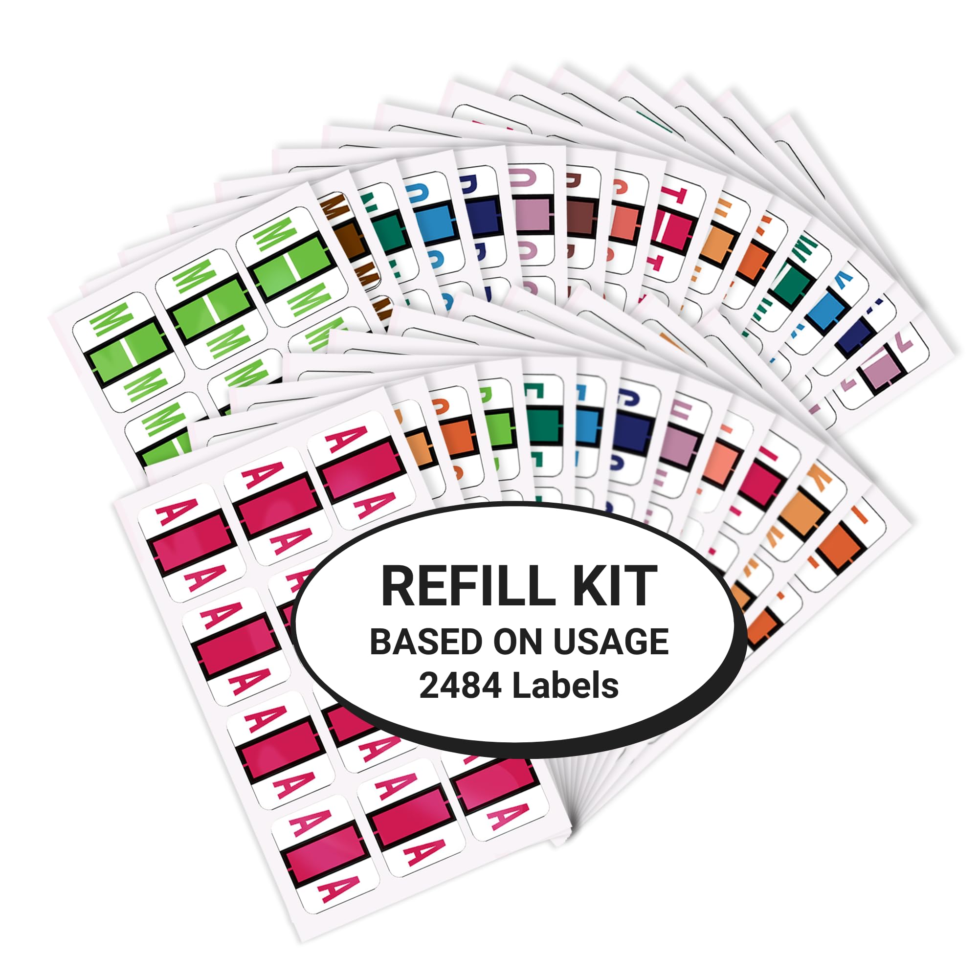 LABELS AND TAGS （ラベルアンドタグズ） Amazon.com : Alphabet Labels for File Folders, A to Z Refill